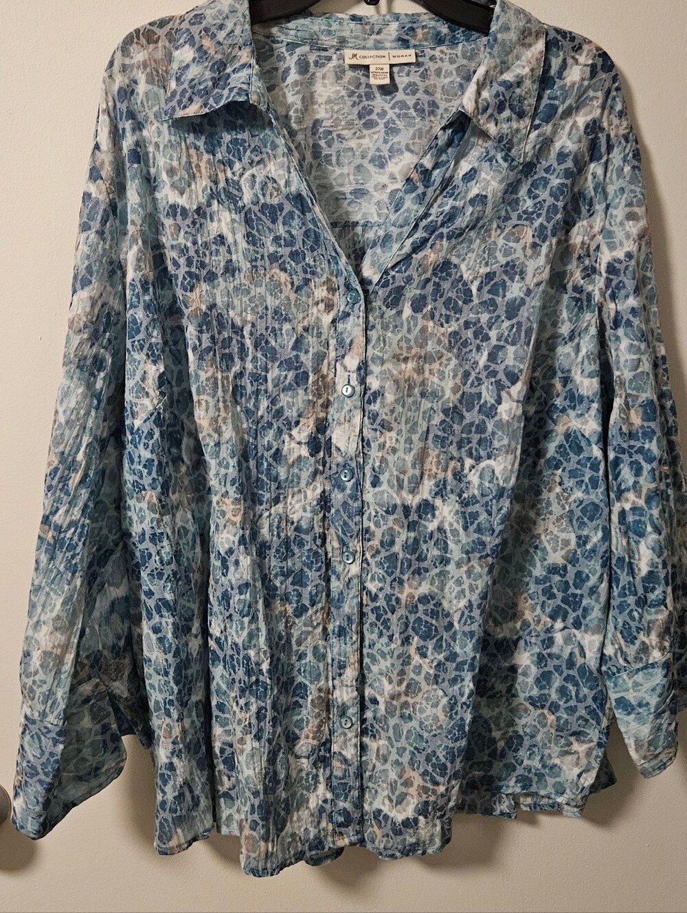 JM Collection Blouse/Top Plus Size 22W